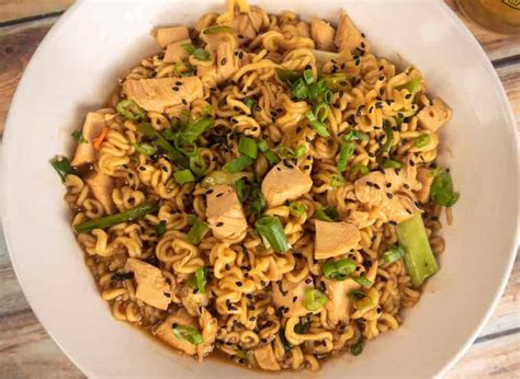 Teriyaki Ramen Noodles With Chicken Stuff Matty Cooks