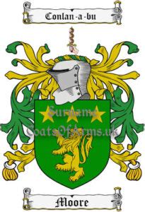 Moore (Irish) Coat of Arms (Family Crest) Image Download