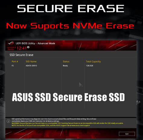 Asus Ssd Secure Erase Ssd How To Use It And Best Alternative