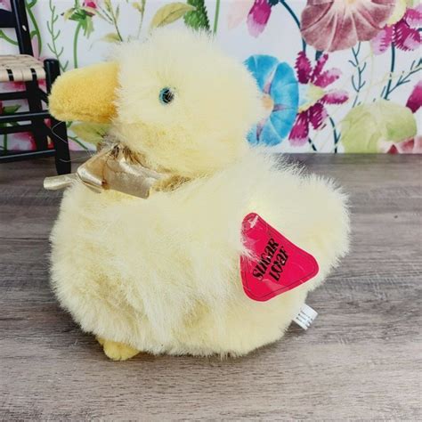 Sugar Loaf Toys Rare Sugar Loaf Rare Yellow Duck Plush With Blue