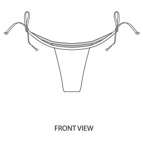 Tonga Tie Thong Bikini Amazonia Etsy