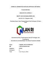 Tugas Individu Analisis Isu Agenda Smart Asn Dan Manajemen Asn Pdf