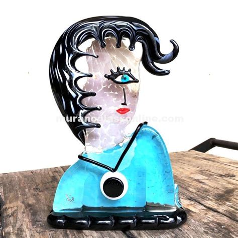 Venetian Picasso Head Sculpture Art Glass Expert View