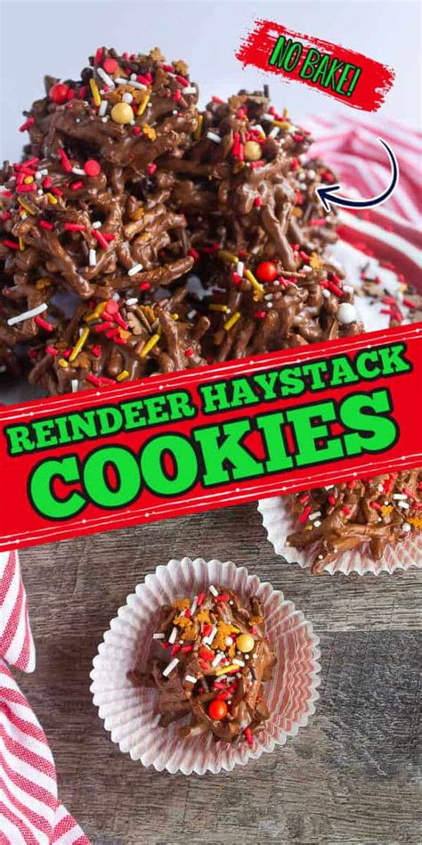 Chocolate Haystack Cookies For Reindeer Chocolate Haystacks