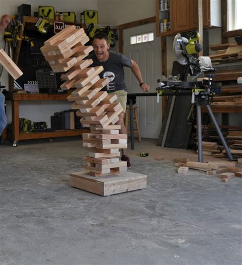 How To Make A Diy Giant Jenga Game Diy Pete