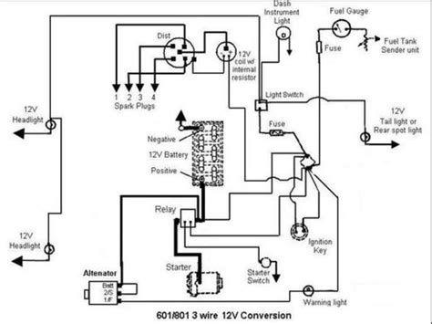 Ford 600 Tractor 12 Volt Wiring Diagram Wiring Diagram