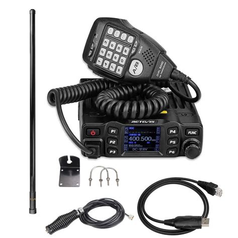 Retevis RT95 Dual Band Mobile Radios And Fiberglass Radome Antenna Kit