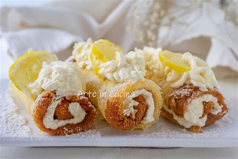 CANNOLI DI PANDORO AL LIMONE Dolci Di NATALE VELOCI