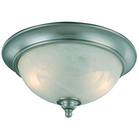 Satin Nickel Flush Mount Ceiling Light Fixture 10 4449 Discount Home Furnishings Inc