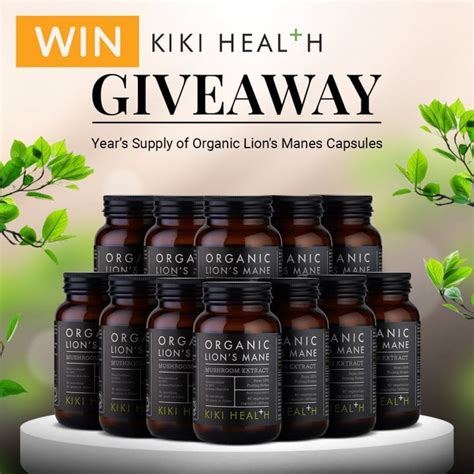 Win A Year S Supply Of Kiki Health Lion S Mane Worth 300