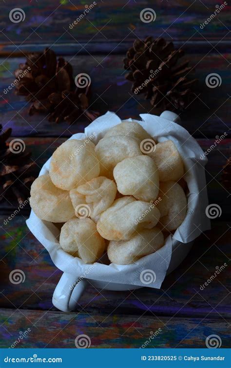 Cimol or Food from Cassava Flour, Traditional Food from Indonesia ...