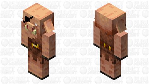 Outcasted Piglin Merchant Minecraft Mob Skin