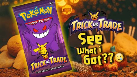 Pokemon New Halloween Packs Trick Or Trade Tcg Cards Youtube