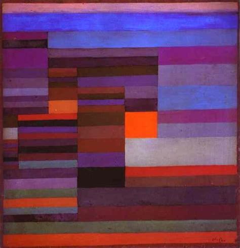 Fire evening, 1929 - Paul Klee - WikiArt.org