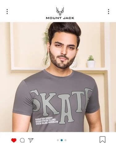 Mount Jack Mens Printed T Shirt Rn Hs At Rs 220 In Nagpur Id 2850365090991