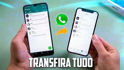 Como Transferir Conversas Do Whatsapp Para Outro Celular Youtube