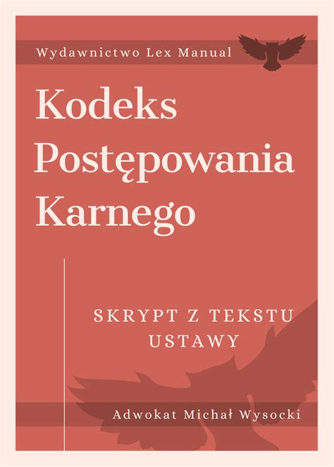 Skrypt Z Kodeksu Post Powania Karnego Lex Manual