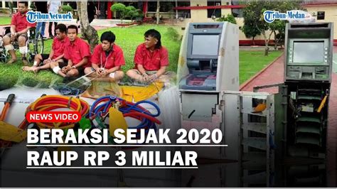 Beraksi Sejak Raup Rp Miliar Komplotan Pembobol Mesin Atm Di