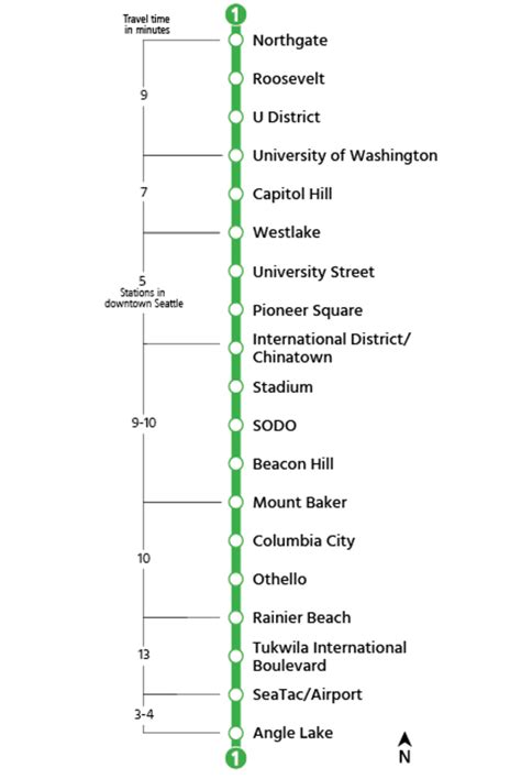 Northgate Light Rail Map | Shelly Lighting