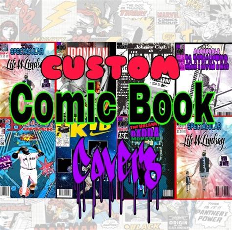 Custom Comic Book Cover Etsy