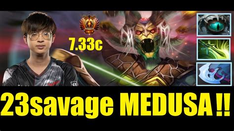 Savage Proving That Medusa Is The Best Carry In The Meta C Dota