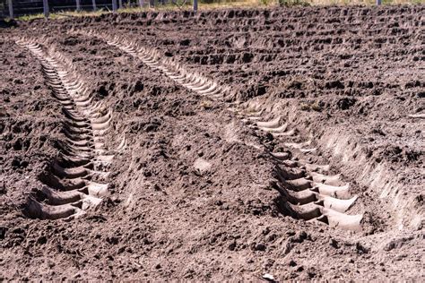 Tractor Tire Tracks 4528711 Stock Photo At Vecteezy