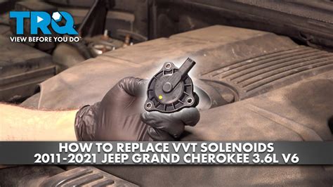 How To Replace Vvt Solenoids 2011 2021 Jeep Grand Cherokee 3 6l V6 Youtube