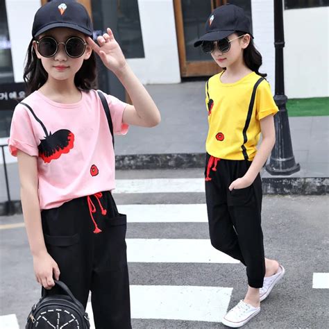 Limited Edition Girl Summer Sports Suit Children Clothing 5 14Y Vintage ...