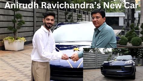 Anirudh Ravichandran Porsche Car