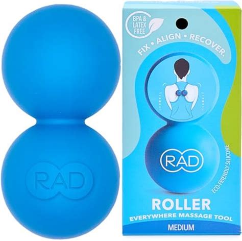 Rad Roller Original Peanut Roller Ball Massager Medium Density Peanut Massage Ball