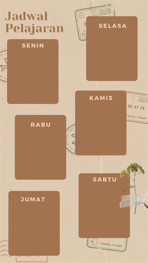 Wallpaper Jadwal Pelajaran Senin Sampai Sabtu Pictures Myweb