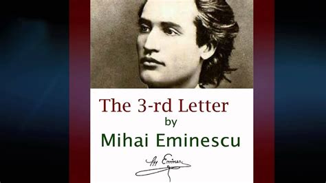 The 3rd Letter By Mihai Eminescu Romanian Grand Poem In English