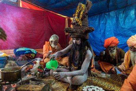 Indian Naga Sadhu Naked Hindu Holy Editorial Stock Photo Stock Image