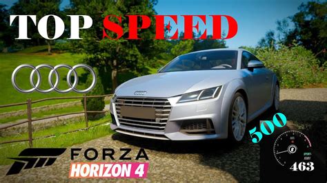 I CHECK AUDI TOP SPEED FORZA HORIZON 4 YouTube