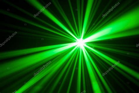 Green laser light reflection — Stock Photo © nikkytok #10235924