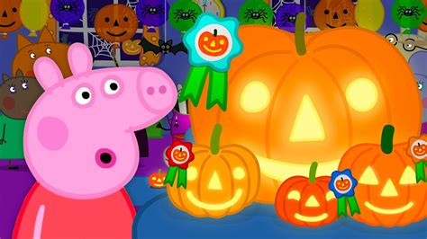 Peppa Pig Carves Worlds The Largest Pumpkin Youtube