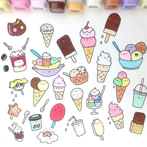 Ice Cream Doodle Art At Sydneyeflynno Blog