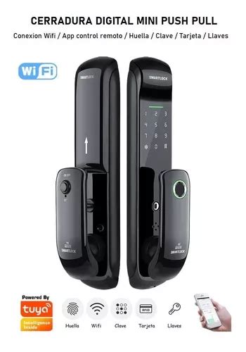 Cerradura Digital Biom Trica Mini Push Pull Wifi