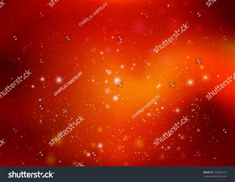 Orange Background Highlights Stars Stock Vector (Royalty Free ...