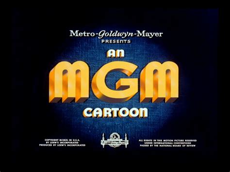 An MGM Cartoon (1939-1943) | Mgm, Vintage cartoon, Metro goldwyn mayer