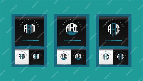 Premium Vector Aat Modern Initial Letter Logo Design Vector Bundle
