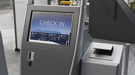 Self Check In Kiosk 3d Model 59 3ds Blend C4d Fbx Max Ma Lxo