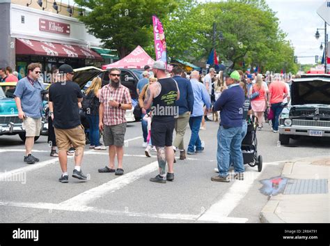 Fathers Day Auto Show Hyannis Massachusetts Cape Cod Usa The
