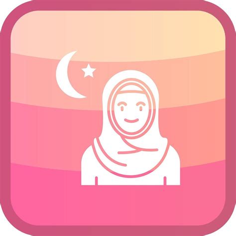 Muslim Glyph Squre Colored Icon 37791369 Vector Art At Vecteezy