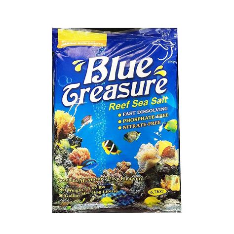 SAL BLUE TREASURE REEF SEA SALT 6 7KG BAG Aquabase Aquapaisagismo