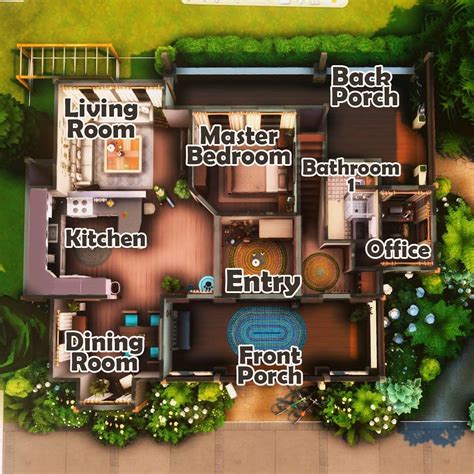 45 Easy Sims 4 House Layouts To Try This Year Sims 4 Floor Plans Artofit