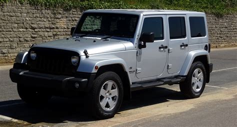 Silver Gray Wrangler Jeep Free Stock Photo - Public Domain Pictures