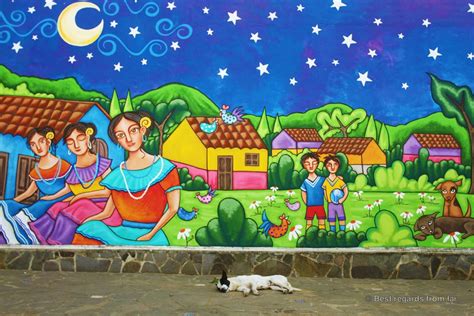 Ataco murals – 4 | Best regards from far,