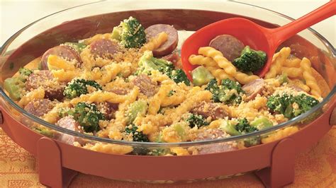 One Dish Macaroni And Cheese With Sausage Recipe