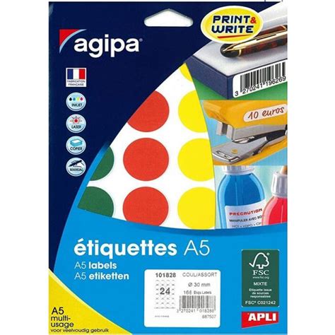 Goedkoop Agipa Etiquettes Multi Usage Permanente Kleeflaag